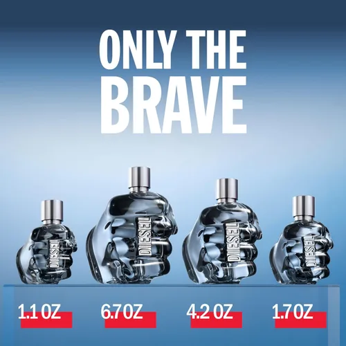 Miniatura 7 de DIESEL Only The Brave, Eau de Toilette & Fragrance Gift Set for Men, Fougere Scent With Notes of Lemon, Rosemary & Ambery Wood