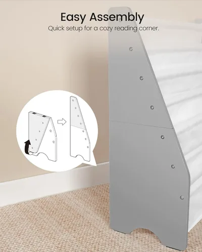 Miniatura 7 de CHOEZON Estantería infantil de 6 niveles, estante para libros para habitación de niños, librero tipo eslinga, estante de almacenamiento de revistas