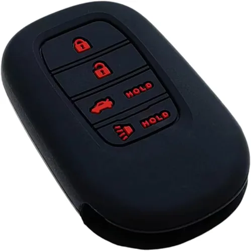 Miniatura 4 de REPROTECTING Funda de goma de silicona para llavero compatible con Honda Accord Civic CR-V Sport SI EX EX-L Touring 2022-2026