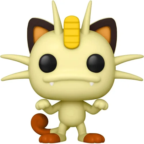Miniatura 5 de POP Meowth Funko Pop Figura de vinilo (paquete con funda protectora compatible con Pop Box), multicolor, 3.75 pulgadas