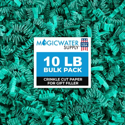 Miniatura 31 de MagicWater Papel de Corte Ondulado para Cestas de Regalo - 10 LB - Verde Militar - Perfecto para Relleno de Papel Triturado, Relleno de Cestas