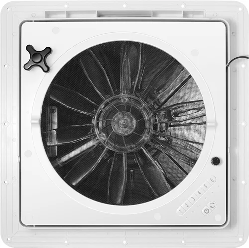 Miniatura 5 de Ventilador de ventilación de techo RV reversible de 6 velocidades