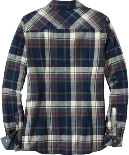 Miniatura 3 de Legendary Whitetails - Camisa de manga larga de franela a cuadros con botones para mujer, 100% algodón