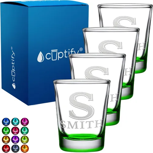 Miniatura 40 de Juego de 2 vasos de chupito personalizados para hombre, fondo azul, 2 onzas, grabados, regalo personalizado para cumpleaños, bodas, día del padre