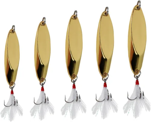 Miniatura 7 de Fishing Lures Fishing Spoons Plateado (sliver)