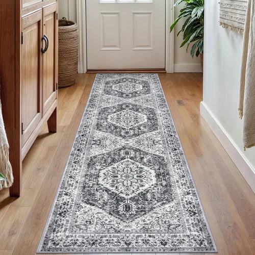 Miniatura 53 de KOZYFLY Alfombra Pequeña de Área 2x3 Pies Alfombras para Entrada Lavable Boho Alfombra de Entrada Antideslizante Tapete de Puerta Interior Entrada