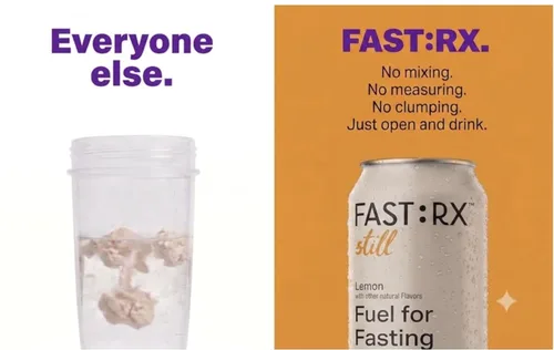 Miniatura 4 de FAST:RX Bebida de electrolitos en ayunas, hidratación sin azúcar, cero calorías, con vitaminas y minerales, ayuno intermitente y ceto, arándanos