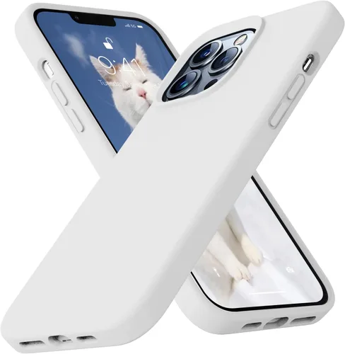 Miniatura 101 de Funda compatible con iPhone 13 de 6.1 pulgadas, de silicona líquida premium [forro de microfibra suave antiarañazos], goma de gel, protección Uva
