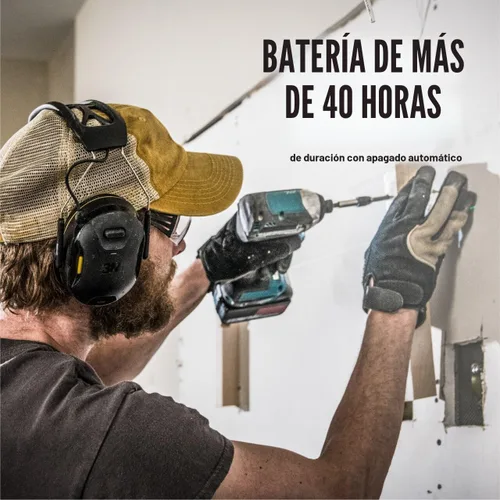 Miniatura 4 de 3M WorkTunes Connect - Protector auditivo inalámbrico con tecnología Bluetooth, protección auditiva Bluetooth con una calificación de reducción