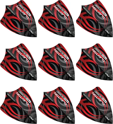 Miniatura 6 de RED DRAGON Plumas para dardos Hardcore Freestyle - 3 juegos por paquete (9 plumas de dardos en total)