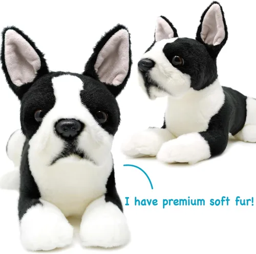 Miniatura 5 de TigerHart Baxter The Boston Terrier - Perro de peluche de 12 pulgadas