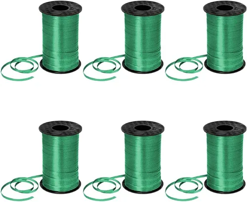 Miniatura 10 de PMU Tira de cinta rizadora negra de 500 yardas x 3/16 pulgadas para envolver regalos, decoración de cumpleaños, celebraciones, fiestas, accesorios