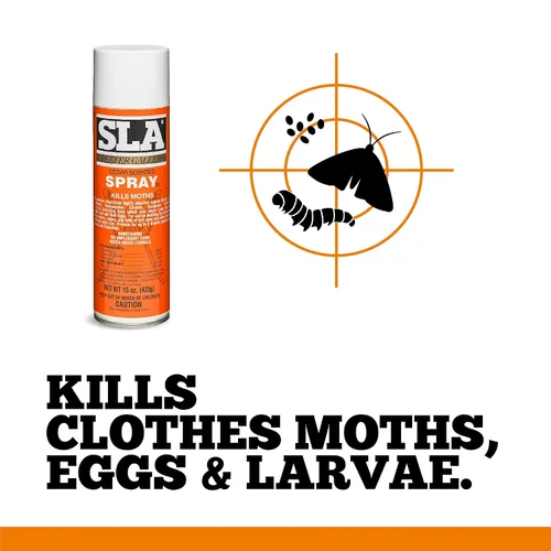 Miniatura 6 de Reefer Galler SLA Spray repelente de polillas con aroma a cedro, mata polillas, chinches y plagas al contacto, 15 onzas (Paquete de 3) Mata
