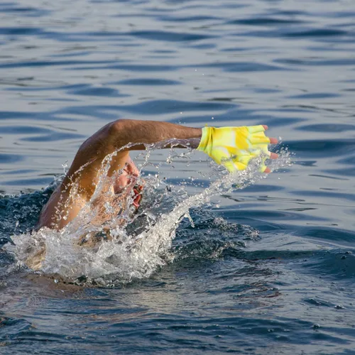 Miniatura 8 de Baluue 2 guantes de natación, guantes de natación acuática, para entrenamiento en agua, palmeados a mano, para hombres, mujeres, adultos