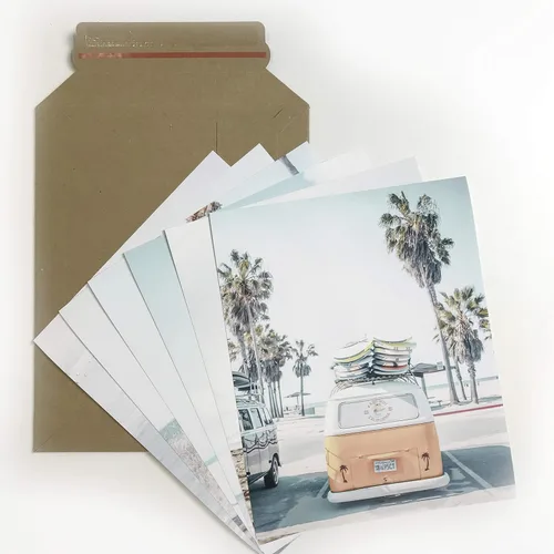 Miniatura 3 de Juego de 6 impresiones de arte costero para pared, impresión de verano California, impresión del océano, impresión de playa, camioneta, arte pastel