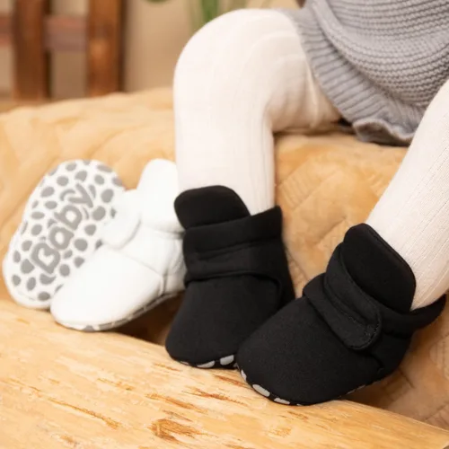 Miniatura 8 de Sawimlgy - Botines de algodón antideslizantes para recién nacido, con agarre, para cuna o para el invierno