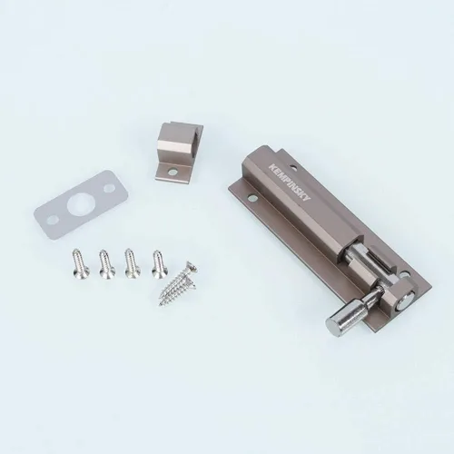 Miniatura 3 de Puertas y ventanas de aleación de aluminio exquisitas de alta calidad, la calidad universal del perno de color níquel es confiable (1.97 pulgadas)
