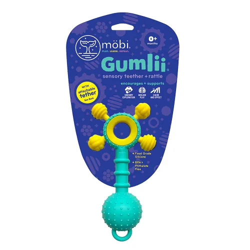 Miniatura 9 de Mobi Peeka - Juguete de actividad – Espejo de bebé boca abajo, juguetes Montessori de silicona de grado alimenticio, espejo inastillable para bebés