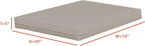 Miniatura 3 de Covers & All Funda protectora de colchón 100% impermeable, protector de colchón de cama matrimonial con doble cremallera para patio, banco