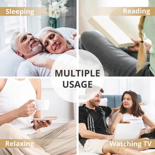 Miniatura 6 de EGOHOME Marco de cama ajustable individual XL con control remoto inalámbrico, base de cama eléctrica ajustable independiente con inclinación