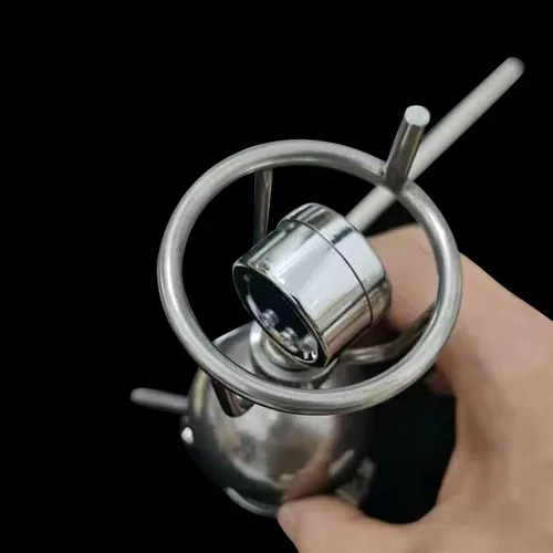 Miniatura 6 de Nostalgia - Máquina para hacer palomitas de maíz, 3.4 fl oz, máquina manual de palomitas chinas, para noches de cine y fiestas de Navidad