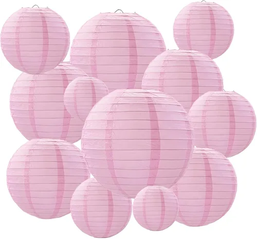 Miniatura 12 de 20 linternas de papel negras para fiestas, 6, 8, 10, 12 pulgadas, chinas, asiáticas, colgantes, redondas, para cumpleaños, bodas, Halloween