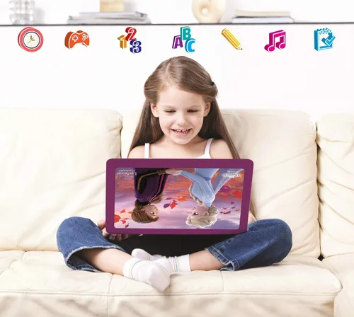 Miniatura 4 de Lexibook Disney Frozen 2 - Portátil educativo y bilingüe alemán/inglés - Juguete para niñas con 124 actividades para aprender, jugar juegos y música