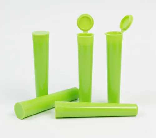 Miniatura 4 de 4.567 in Green Pop Top Tubes 1000 unidades (verde lima) fabricados en Estados Unidos