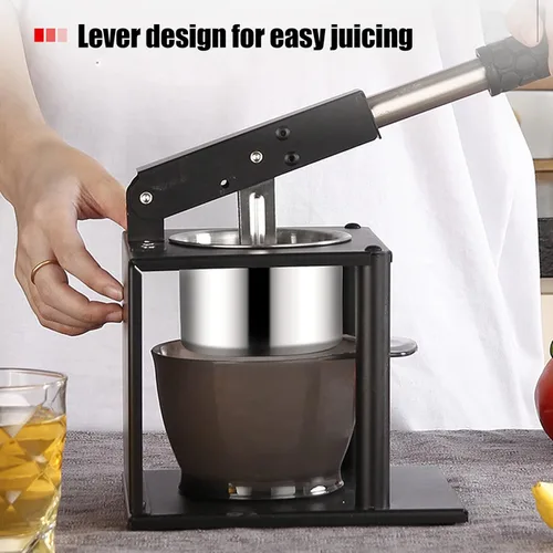 Miniatura 2 de TOPINCN Exprimidor manual de prensa - Exprimidor de limón de granada, máquina de frutas WI, máquina de sandía, palanca, acero inoxidable 304