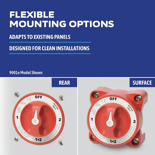 Miniatura 4 de Interruptores de batería de 350 Amp E-Series de Blue Sea Systems