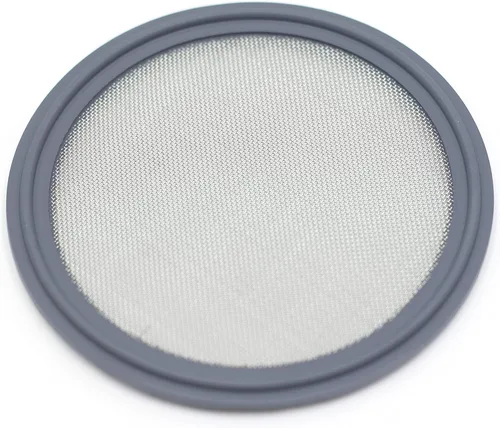 HFS (R) 3 "Tri Clamp Screen Junta FKM w/Stainless Screen 40 Mesh (450 μm)