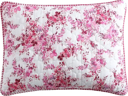 Miniatura 5 de Betsey Johnson - Juego de edredón twin, ropa de cama reversible con puntadas de diamante con funda a juego, microfibra cepillada, elementos