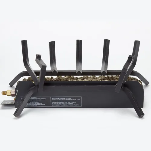 Miniatura 5 de HearthSense CSW18HVL - Juego de troncos para chimenea ventilada de gas natural con encendido por cerilla, 45000 BTU, calienta hasta 1650 pies