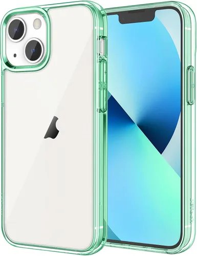 Miniatura 9 de JETech - Funda para iPhone 13 de 15,5 cm, cubierta de goma a prueba de golpes que no se pone amarilla, parte trasera transparente antiarañazos