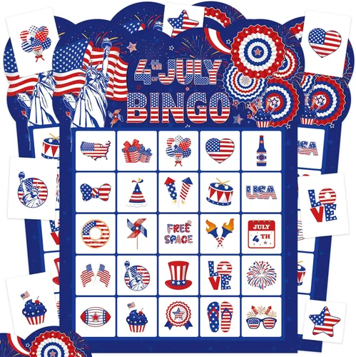 Miniatura 13 de Tarjetas de juego de bingo de cumpleaños para fiesta, 24 jugadores, fiesta de cumpleaños, juegos de bingo para escuela, oficina, familia, grupo