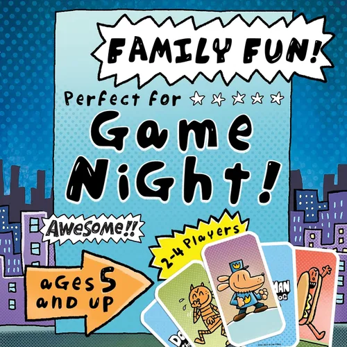 Miniatura 7 de University Games Dog Man Hot Dog - Juego de Cartas en Lata, El Juego de Colección Rápido y Frenético para Niños con Arte de los Libros de Dog Man