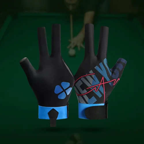 Miniatura 8 de Guante deportivo antideslizante para manos izquierdas, para billar, 3 dedos, para hombre y mujer, 1 unidad