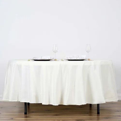 Miniatura 52 de Efavormart - 5 manteles rectangulares de poliéster blanco de 60 x 102 pulgadas, para banquetes, bodas, fiestas, restaurantes