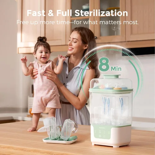Miniatura 2 de Momcozy Kit de esterilizador y secadora de botellas y cepillo para botellas