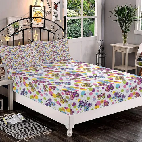 Miniatura 32 de Juego de sábanas decorativas tamaño individual XL, juego de sábanas bajeras con bolsillos profundos de cactus y 2 fundas de almohada