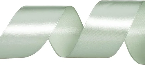 Miniatura 2 de Atrbb Cinta de satén de 25 yardas, 1-1/2 pulgadas de ancho, perfecta para bodas, lazos hechos a mano y envoltura de regalos, verde salvia