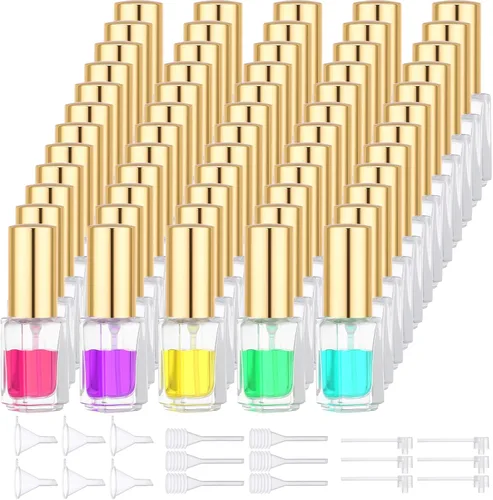 Miniatura 26 de Segbeauty Mini botella de perfume de viaje de 0.1 oz, atomizador de perfume de vidrio, pulverizador de colonia de viaje, botella de spray recargable