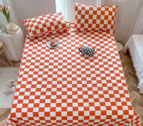 Miniatura 10 de KAREVER Juego de sábanas de mármol negro, juego de ropa de cama de 4 piezas con diseño geométrico de mármol, 1 sábana bajera, 1 sábana encimera