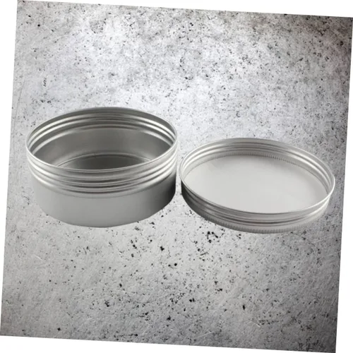 Miniatura 9 de EXCEART 2pcs caja de aluminio espécimen caja hilo viaje botellas 8.5 fl oz aluminio tarro tapa para productos de belleza