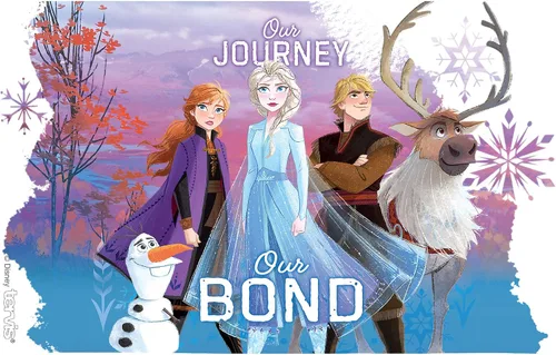 Miniatura 2 de Tervis Vaso aislado de doble pared de Disney Frozen 2 Group Made in Estados Unidos mantiene las bebidas frías y calientes, 10 onzas, ondulado
