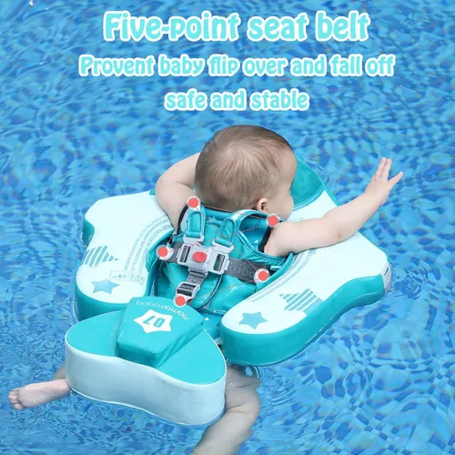 Miniatura 3 de Mambobaby Flotador con dosel Flotador para bebé No.7 Avión Añadir cola Flotador de natación Flotador de natación sólido sin aire Flotador de agua