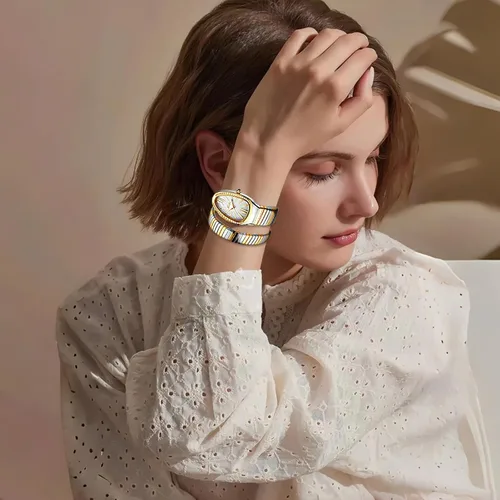 Miniatura 5 de MASTOP Reloj de cara de serpiente para mujer, con forma de serpiente, relojes para mujer, relojes impermeables de acero delicado para mujer, relojes