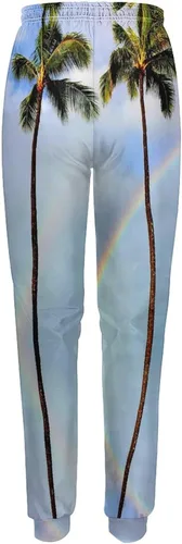 Miniatura 6 de Rainbow Palm Trees Casual Sweatpants for Women High Waisted Jogger Pants Sport Trousers with Pockets