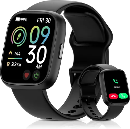 Reloj inteligente para hombres y mujeres (Alexa incorporado), monitor de fitness HD de 1.83 pulgadas, llamada Bluetooth 5.3, monitor de sueño SpO2