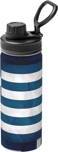 Greek Flag Insulated Stainless Steel Kettle | Print Funny Water Bottle Insulated | Ideal for Sports and Travel